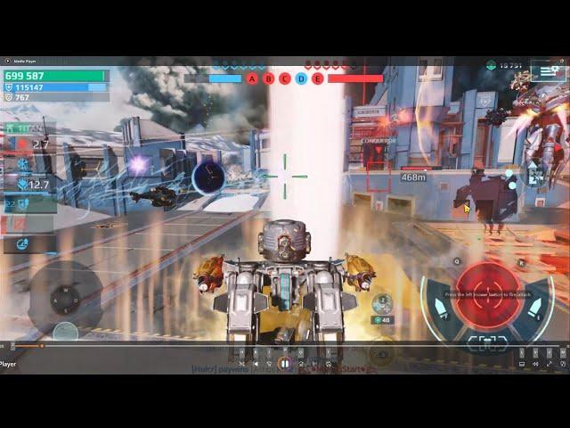 lmao, hacker looks like he's having fun. war robots og account gameplay