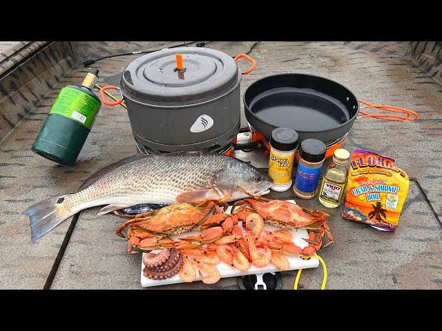 SEAFOOD FEAST - CATCH N' COOK OCTOPUS, SHRIMP, CRABS AND FISH!