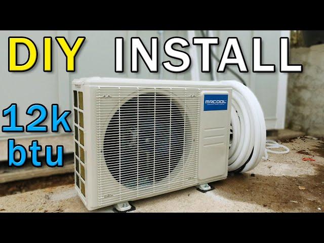 Mr Cool DIY 4th Gen 12000btu Mini Split Full Install