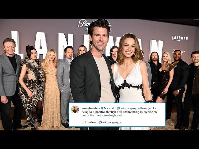 ‘When Calls the Heart’s Kevin McGarry Shows Love for Wife Kayla Wallace at Landman Premiere