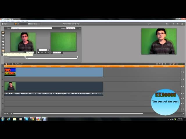 How to Chroma Key in Pinnacle Studio 14