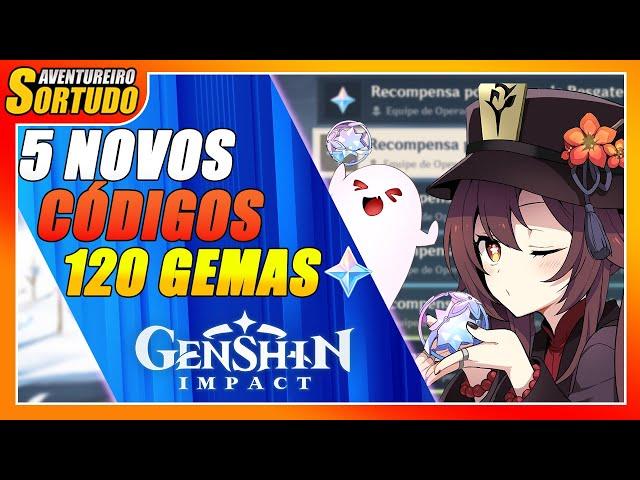 NOVOS CÓDIGOS DE GEMAS - DEZEMBRO 2024 | GENSHIN IMPACT 5.2