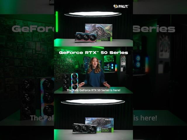 The #PALIT GeForce RTX 50 series brings game-changing capabilities to gaming, AI, and creations.