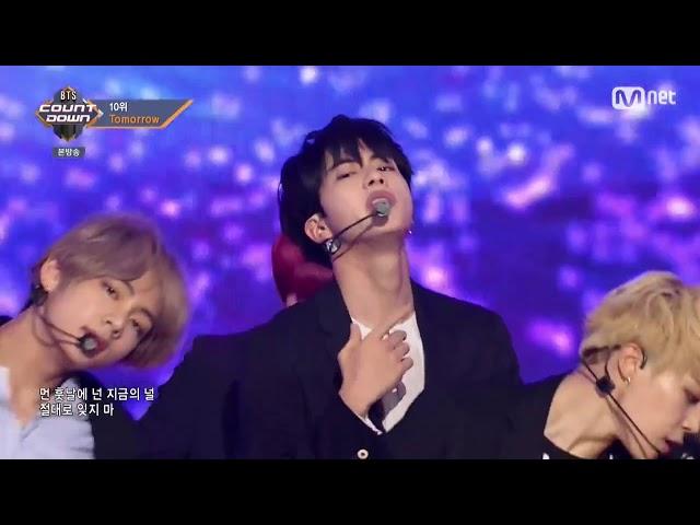 BTS (방탄소년단) - Tomorrow (BTS COUNTDOWN 20171012 @ M COUNTDOWN)