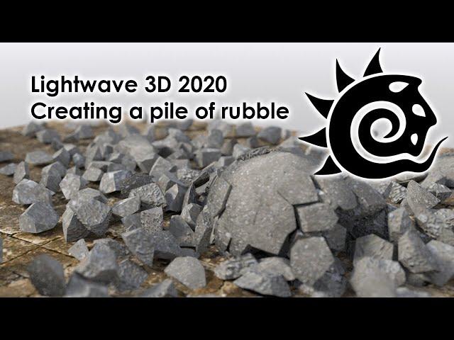 Lightwave 3D basic Rubble Tutorial