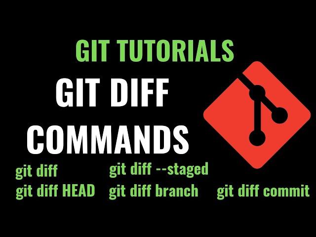 GIT Diff Command | Track changes of file between working, staged, commits, branch & repository