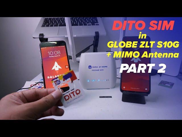 DITO SIM in ZLT S10G part 2 (BAND LOCKING then SPEED TEST) - Tisa Cebu City