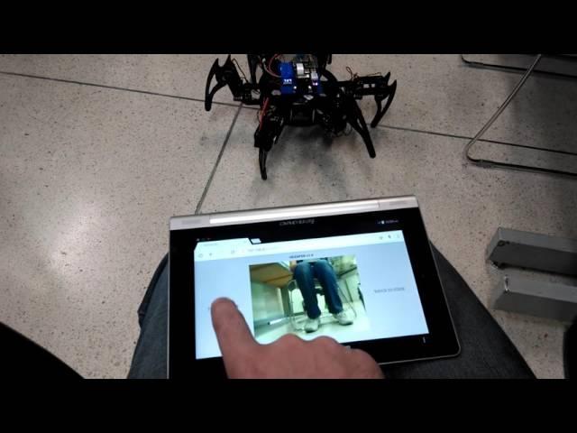 Hexapod with RPi and nodeJS