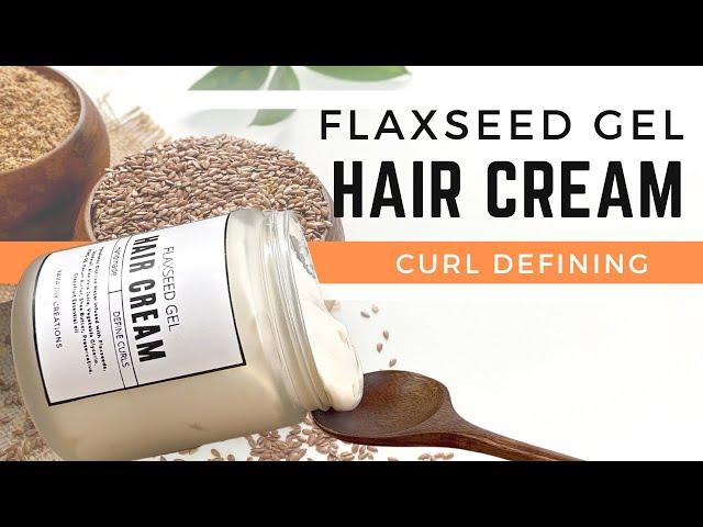 DIY FLAXSEED GEL HAIR CREAM