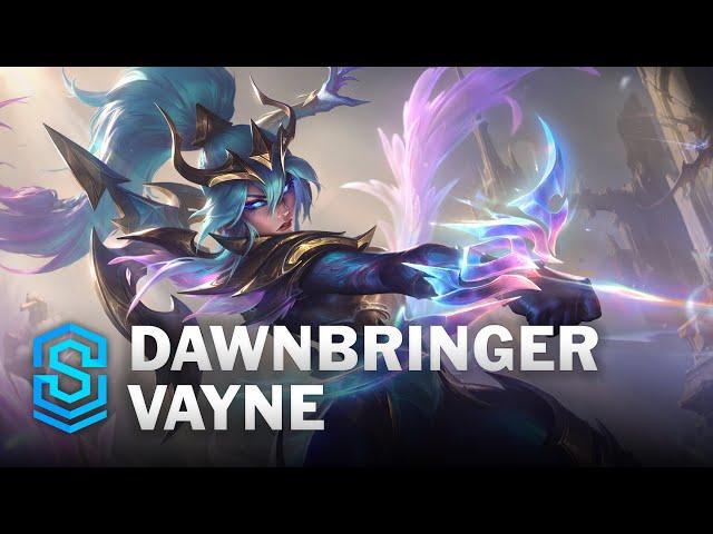 Dawnbringer Vayne Skin Spotlight - League of Legends