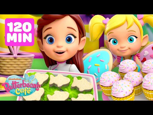 Butterbean Makes Yummy Lunch!  w/ Cricket, Dazzle & Poppy | 120 Minutes | Shimmer and Shine