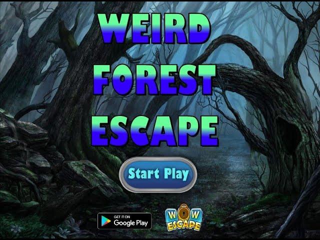 weird forest escape video walkthrough