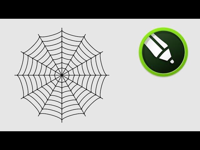 Spider Web Design in Coreldraw