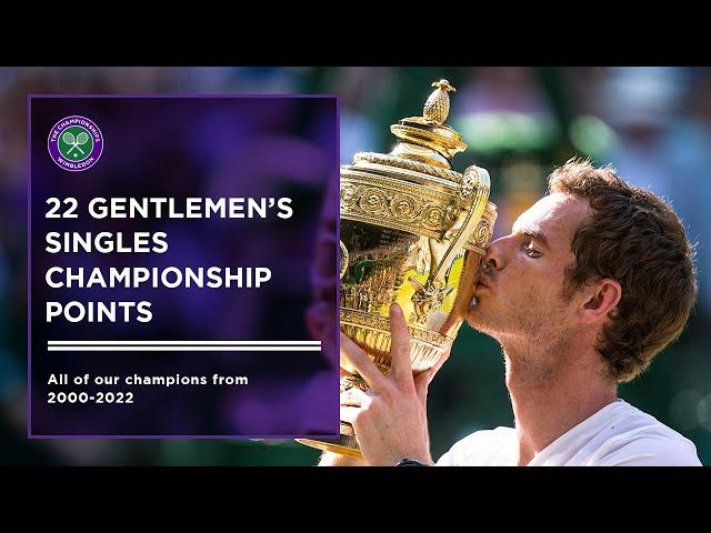 Every Gentlemen's Singles Championship Point at Wimbledon (2000-2022)