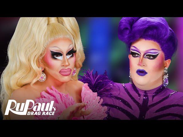 The Pit Stop S16 E12  | Trixie Mattel & Lawrence Chaney Get Flushed! | RuPaul’s Drag Race S16