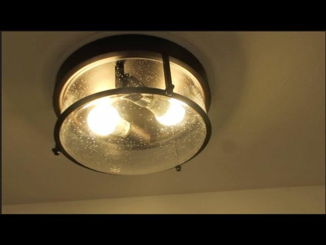 FEMILA 12" Flush Mount Lighting Fixture Unboxing & Review