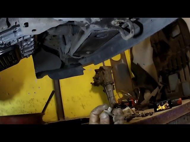 Chrysler voyager 4 front engine mount replacement-замена передней подушки двигателя