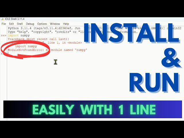 How to Install Packages in Python IDLE (In 1 Minute)