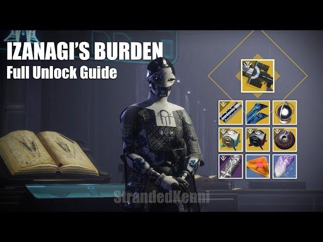 Destiny 2 - How to Unlock Izanagi's Burden - FULL GUIDE