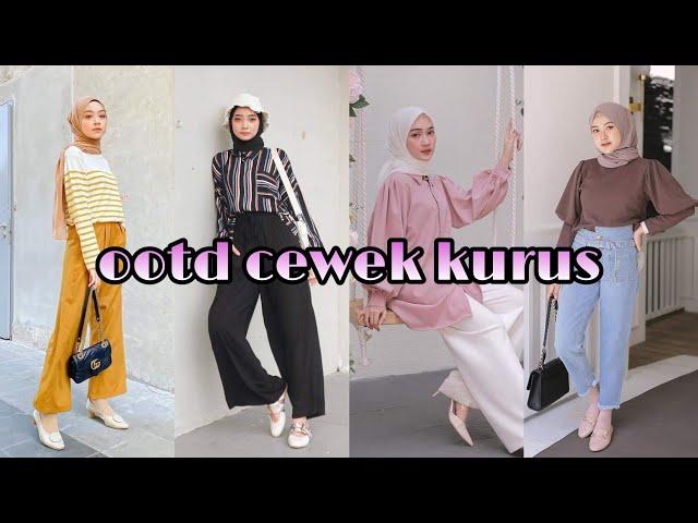 Tips cara berpakaian OOTD HIJAB remaja bertubuh kurus