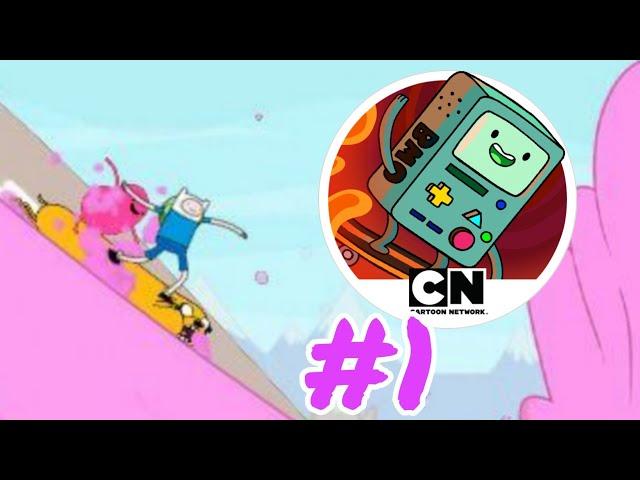 Adventure Time Ski Safari GamePlay #1 Candy Kingdom