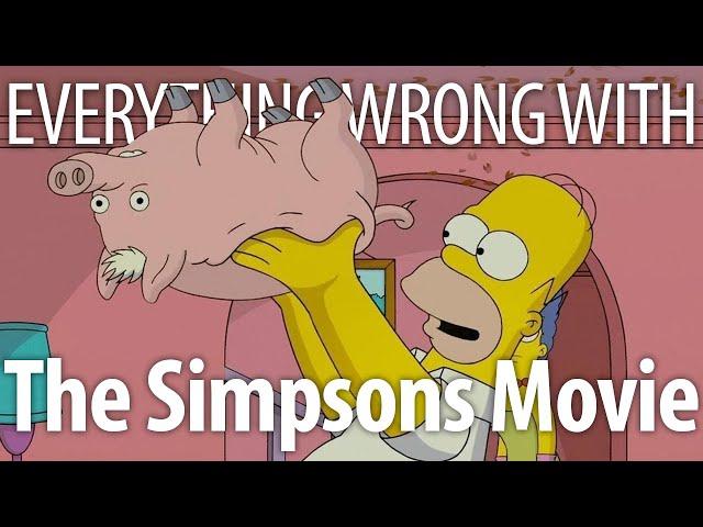 Everything Wrong With The Simpsons Movie In 15 Minutes Or Less