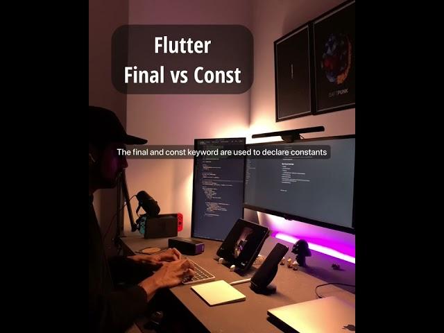#1 const vs final | Flutter Shorts |