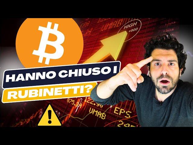 BITCOIN ETF hanno smesso di COMPRARE! Cosa sta cambiando nel mondo Crypto?