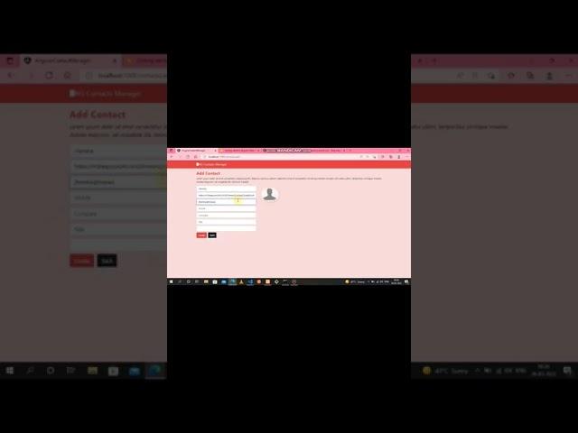 Angular 13 Latest Contact Management Project || First Basic Project Of Contact Management