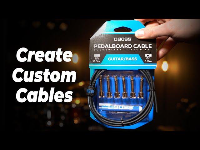 Create EASY Custom Length Cables - BOSS Solderless Patch Cables Assembly Process!