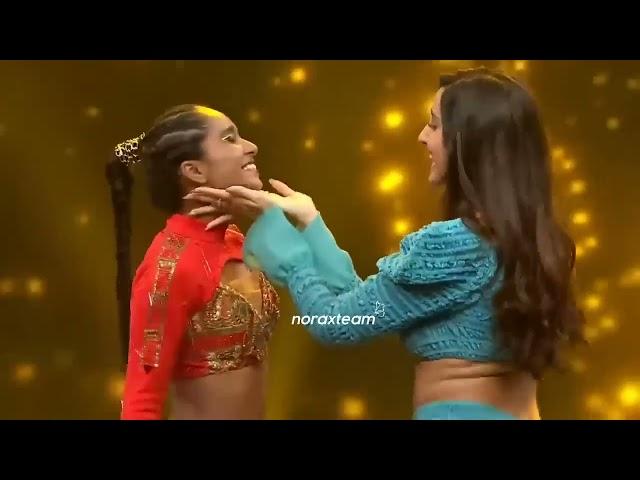 norafatehi india best dancer with somya full dance performance on Dilbar song