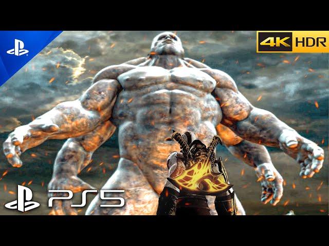 (PS5) GOD OF WAR Remastered - KRATOS VS ATLAS Titan Gameplay [4K 60FPS]