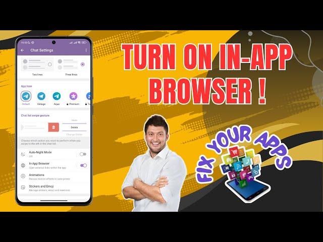 How to Turn On the In-App Browser on Telegram