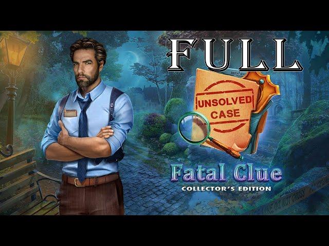 Unsolved Case 1- Fatal Clue - All Chapters F2P Full Game Walkthrough @ElenaBionGames