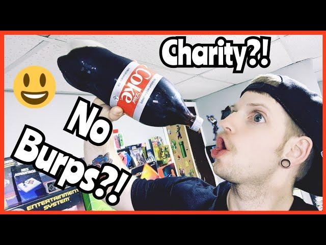 2 Liter Diet Coke No Burp Challenge! For Charity?