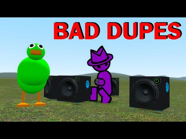 MY SISTER VS BAD DUPES! - Garry's mod Sandbox