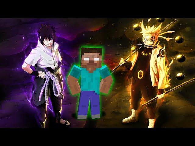 Minecraft Mobs : NARUTO JUTSU CHALLENGE - Minecraft Animation