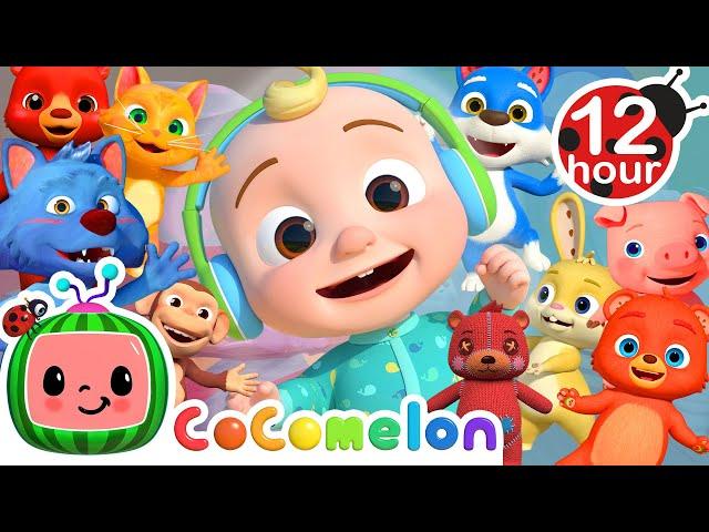 No Ads | Ten In The Bed: 12 Hours Loop | Cocomelon Lullabies | Bedtime | Nursery Rhymes & Kids Songs