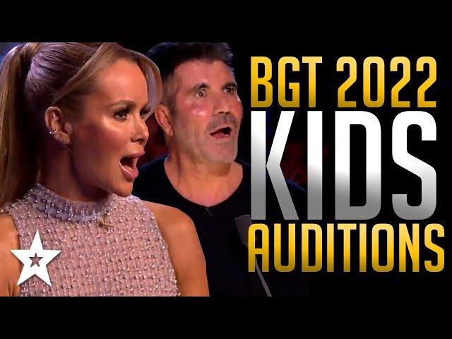 ALL KIDS AUDITIONS On Britain's Got Talent 2022