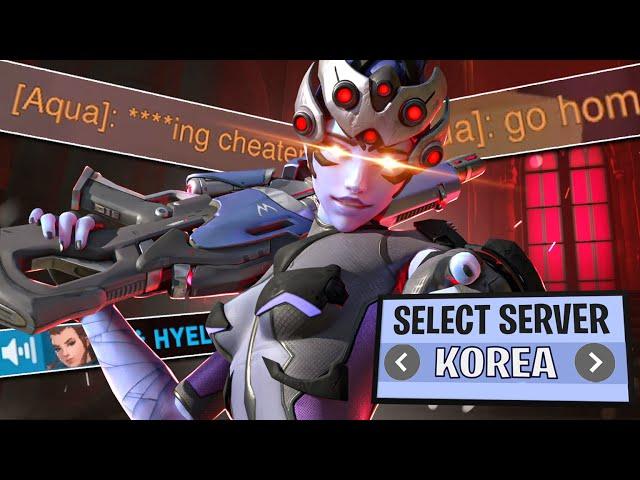 I played on Korean servers and amazed my team with Widowmaker - Overwatch 2