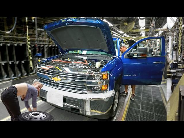 Amazing process of Manufacturing CHEVROLET – US General Motors Factory [Mass Production line]