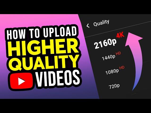 Upload High Quality Video To Youtube From Phone (2024 FIX)