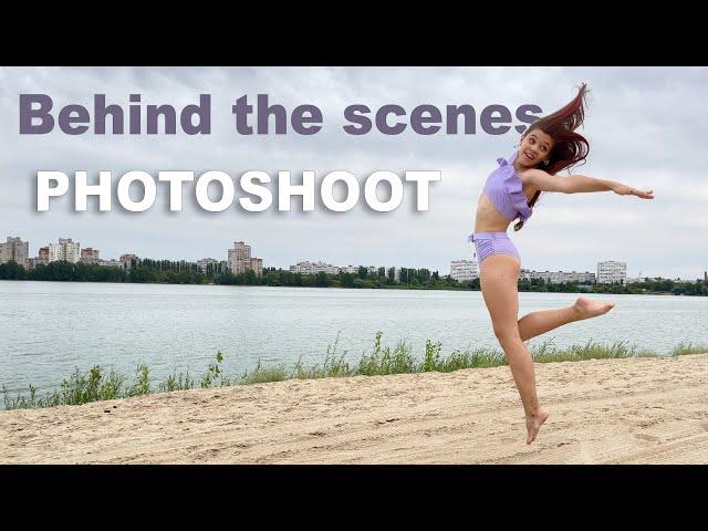 Behind the Scenes my photoshoot SHEIN PURPLE SWIMSUIT / Amir Gumerov photographer ELIZAVETA SHUBINA