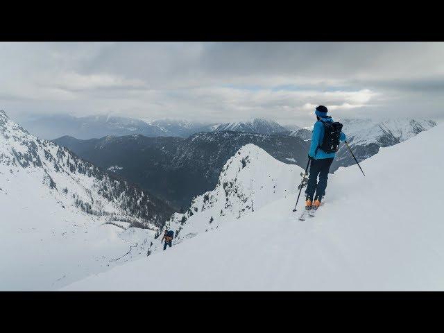 Ski Touring High Above Chamonix