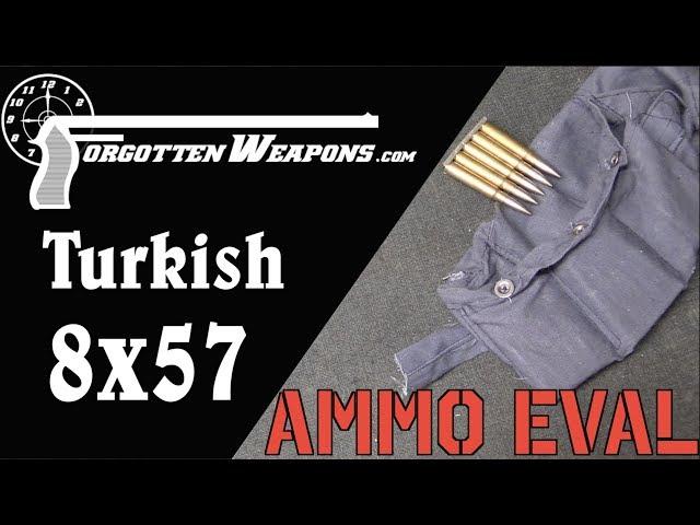 Ammunition Evaluation: 1941 Turkish 8mm Mauser