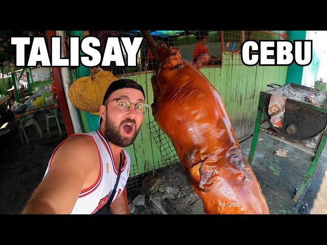 1st Time Eating The Best Lechon in Cebu, Philippines 