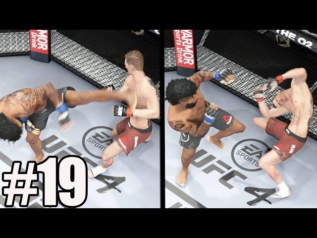 LEGENDARY UFC 4 KNOCKOUT COMBOS!! FORMER CHAMPION! EA SPORTS UFC 4 PS5 CAREER Gameplay #19