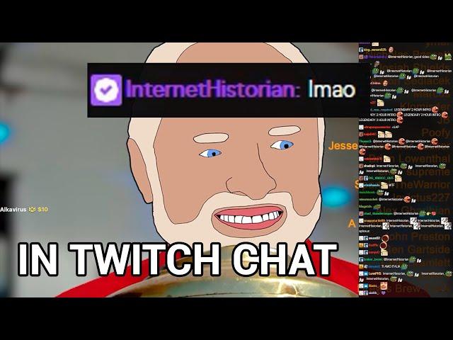 Forsen reacts to Internet Historian's The Cost of Concordia, Internet Historian in his Twitch Chat