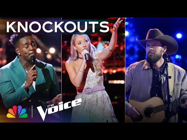 Austyns Stancil, Christina Eagle and Jake Tankersley Dazzle Coach Snoop | The Voice Knockouts | NBC