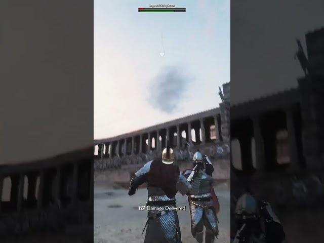 Juke if you can to get a free attack in Bannerlord #bannerlord #medieval #medievalgame #warfare